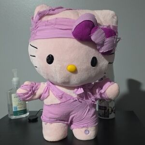 Hello Kitty Plush in Pink and Purple